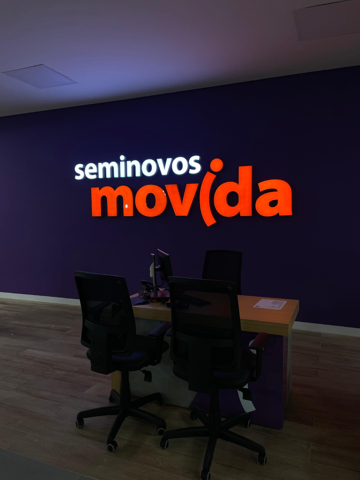 Projeto executado para Movida Seminovos
