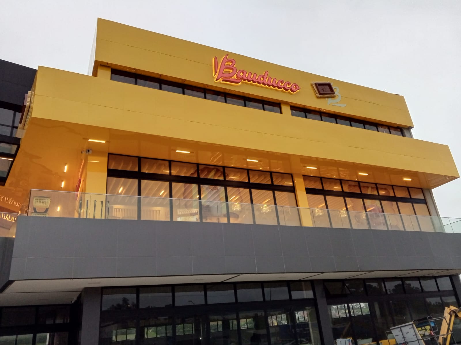 Fachada executada para Bauducco